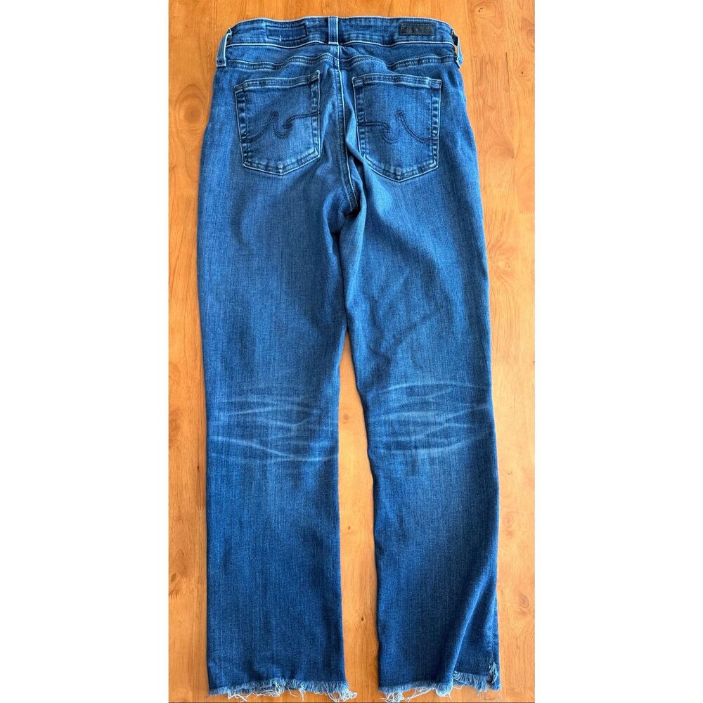 AG Adriano Goldschmied Straight Leg Jeans in Blue - Picture 11 of 11